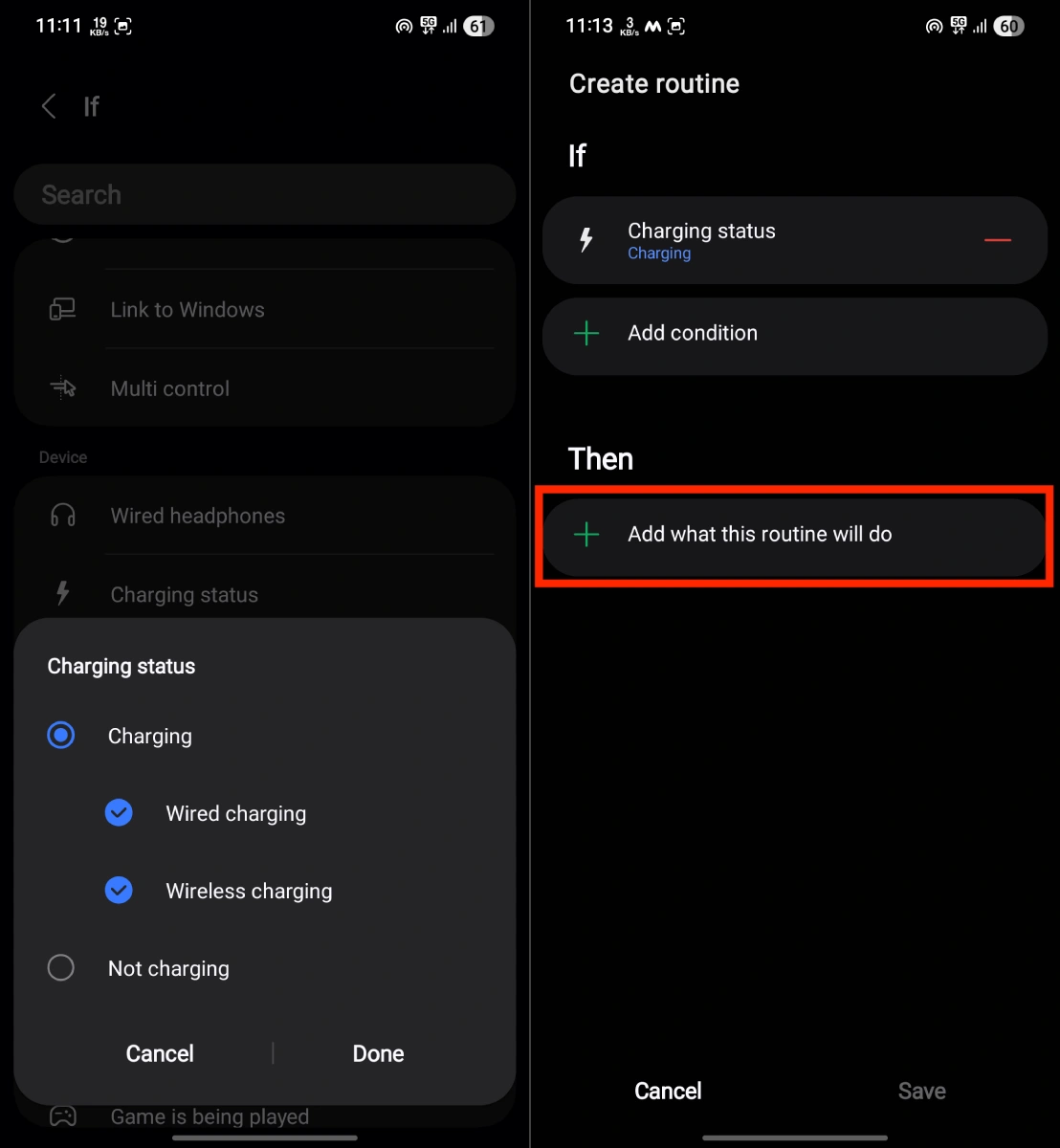 Configurer une Routine Samsung
