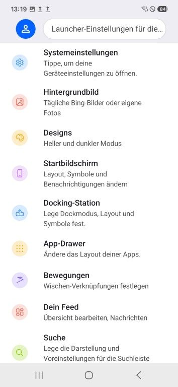 Les meilleurs lanceurs/launcher Android pour une expérience ultime 6 De nombreuses options sont disponibles. (Capture d'écran)