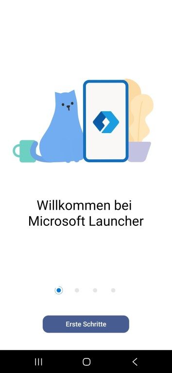 Les meilleurs lanceurs/launcher Android pour une expérience ultime 8 Installation rapide du Microsoft Launcher. (Capture d'écran)