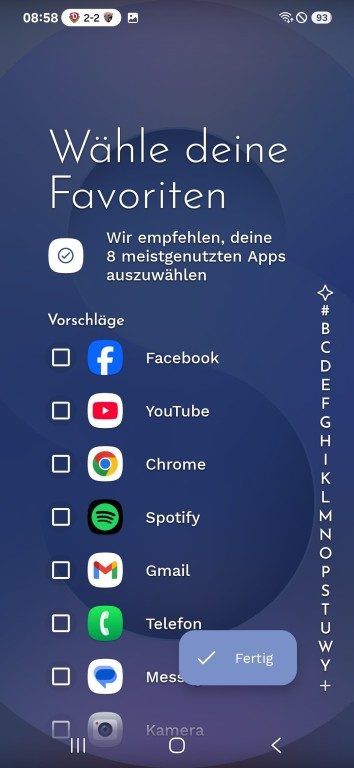 Les meilleurs lanceurs/launcher Android pour une expérience ultime 9 Choisissez vos applications préférées. (Capture d'écran)