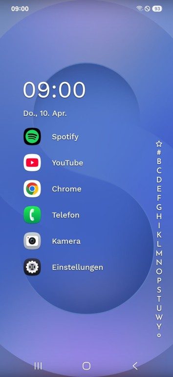 Les meilleurs lanceurs/launcher Android pour une expérience ultime 10 Design élégant, adapté à un usage quotidien. (Capture d'écran)