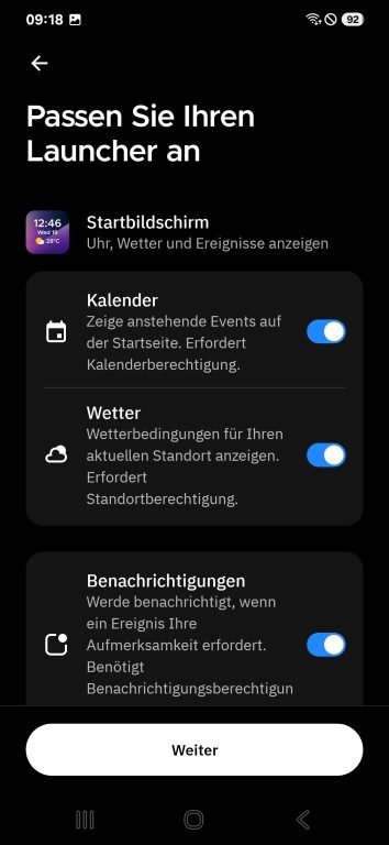 Les meilleurs lanceurs/launcher Android pour une expérience ultime 12 De nombreuses options dans Smart Launcher 6. (Capture d'écran)
