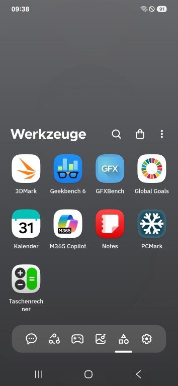 Les meilleurs lanceurs/launcher Android pour une expérience ultime 13 Organisation en catégories réussie. (Capture d'écran)