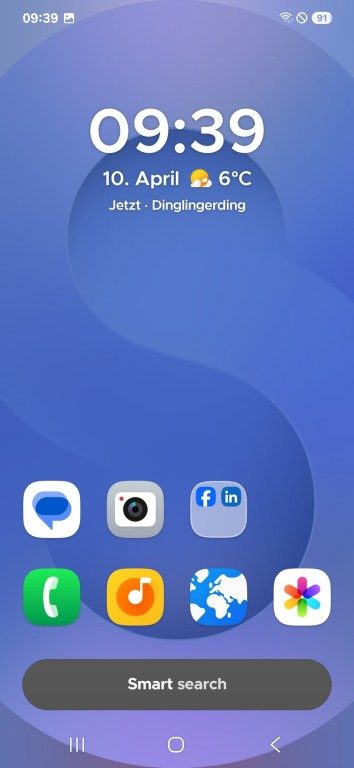 Les meilleurs lanceurs/launcher Android pour une expérience ultime 14 Modifiez la taille des applications sur l'écran d'accueil. (Capture d'écran)
