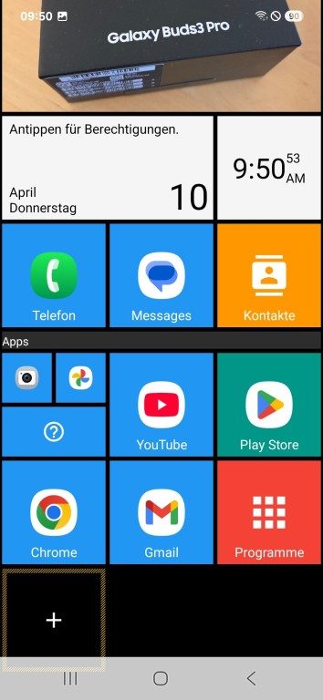 Les meilleurs lanceurs/launcher Android pour une expérience ultime 15 Ajoutez des tuiles supplémentaires en bas. (Capture d'écran)