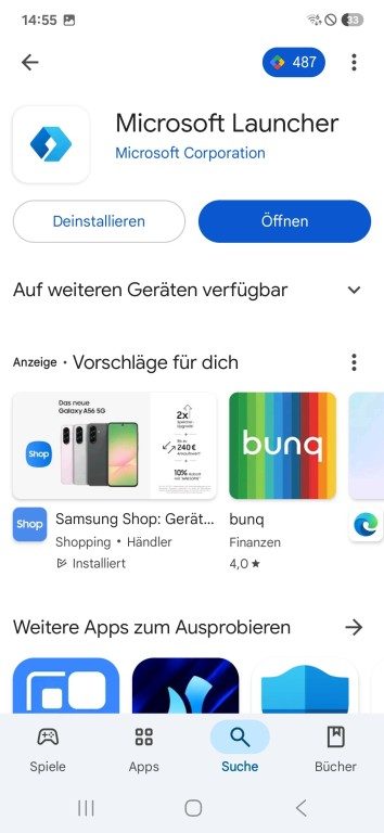 Les meilleurs lanceurs/launcher Android pour une expérience ultime 19 Ensuite, cliquez sur "Ouvrir". (Capture d’écran)