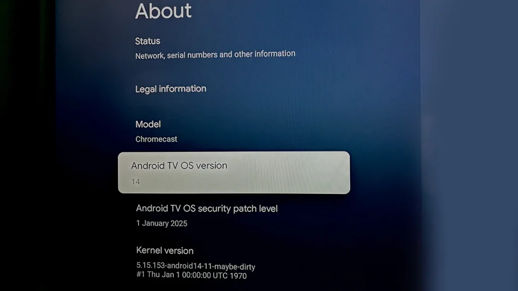 Chromecast with Google TV Gets Android 14 Update