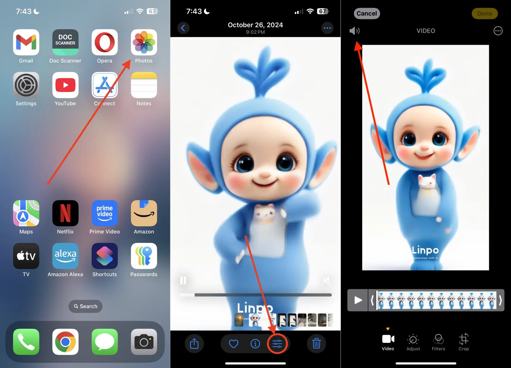 Comment supprimer le son d'une vidéo sur iPhone : Votre guide ultime 2 supprimer le son d'une vidéo iPhone