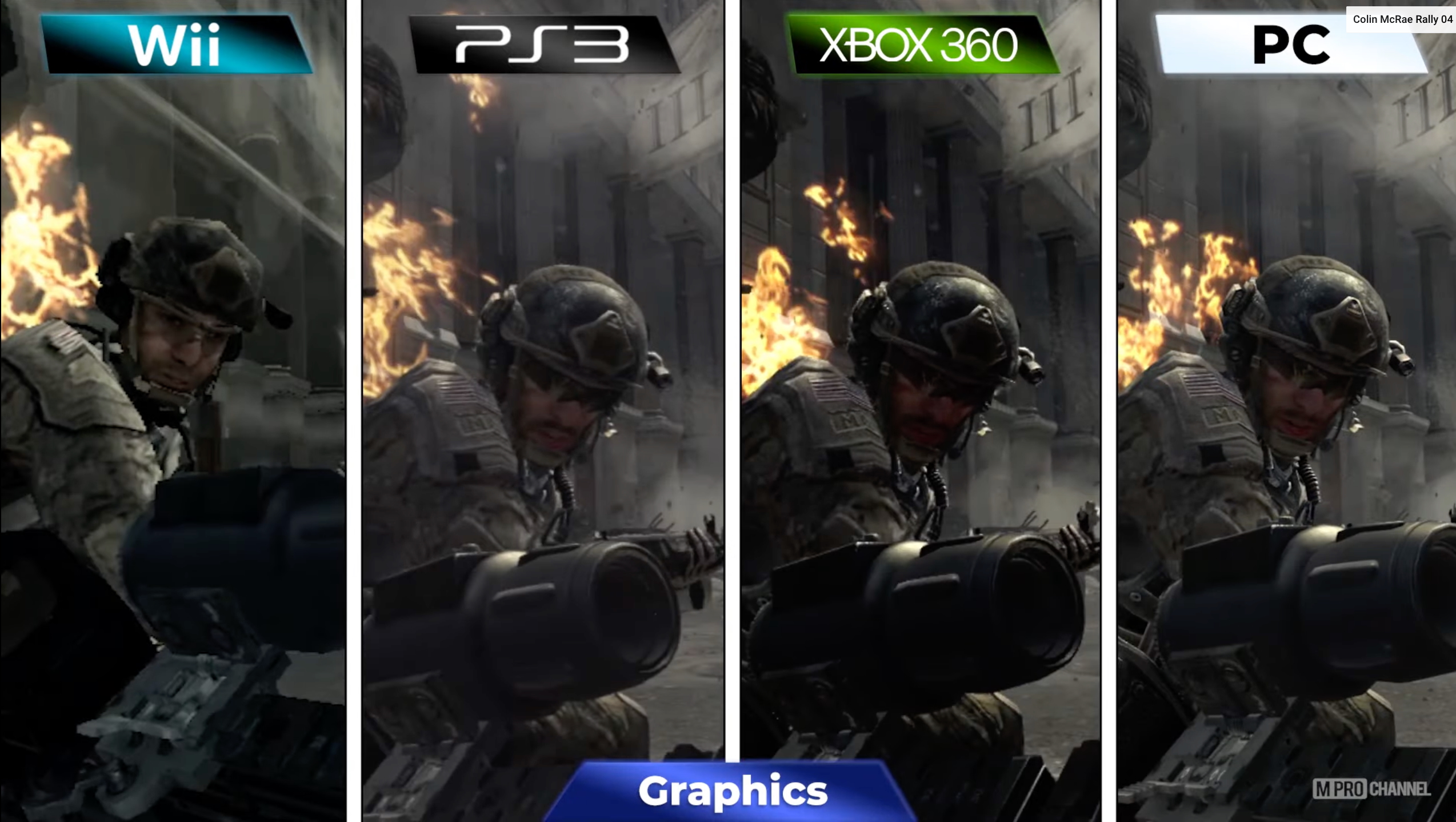 La Nintendo Switch 2 ne pourra pas rivaliser avec les autres consoles — mais ce n'est pas grave 2 Comparison of CoD on different platforms.