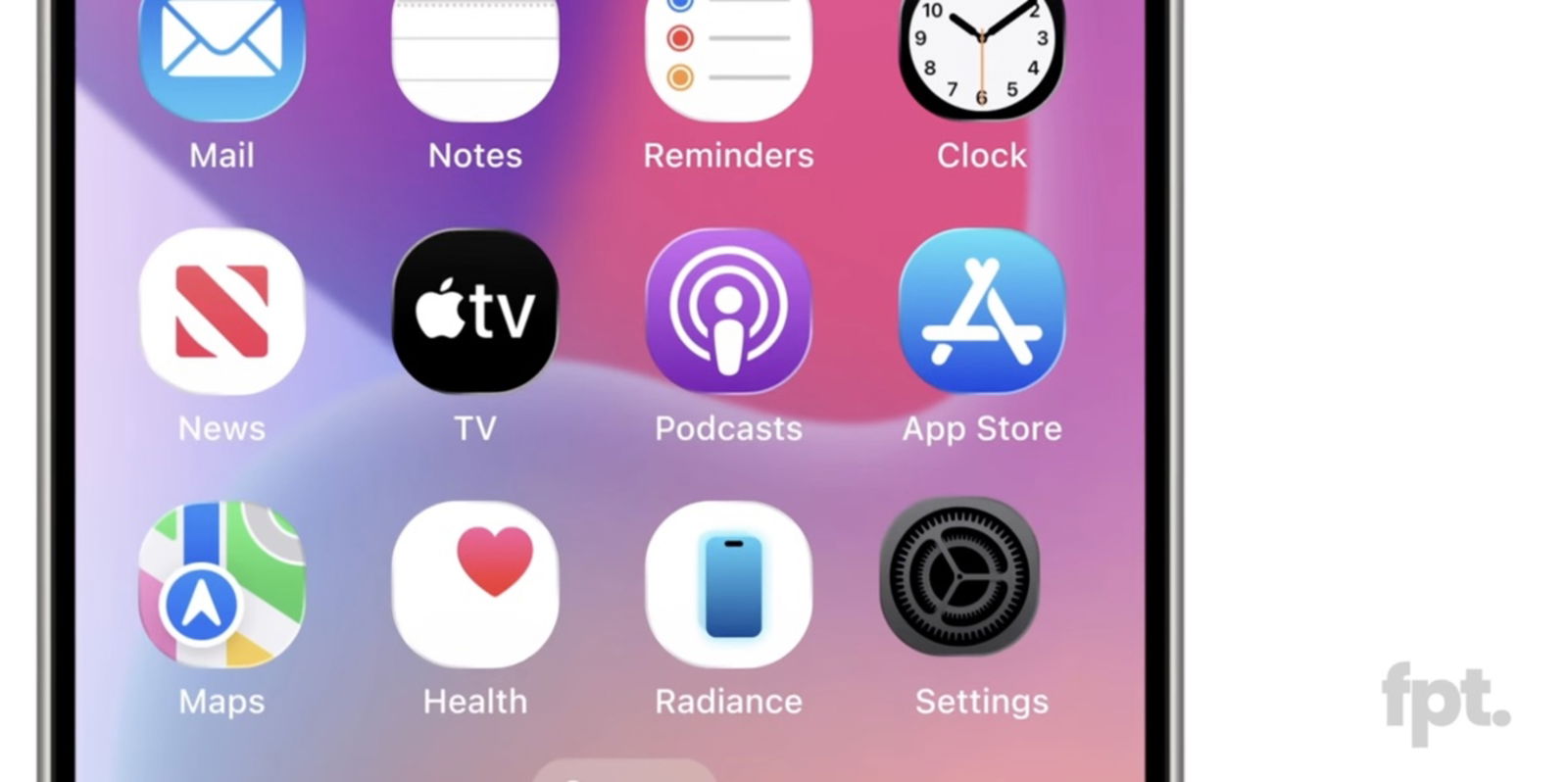 Concept des icônes d'iOS 19