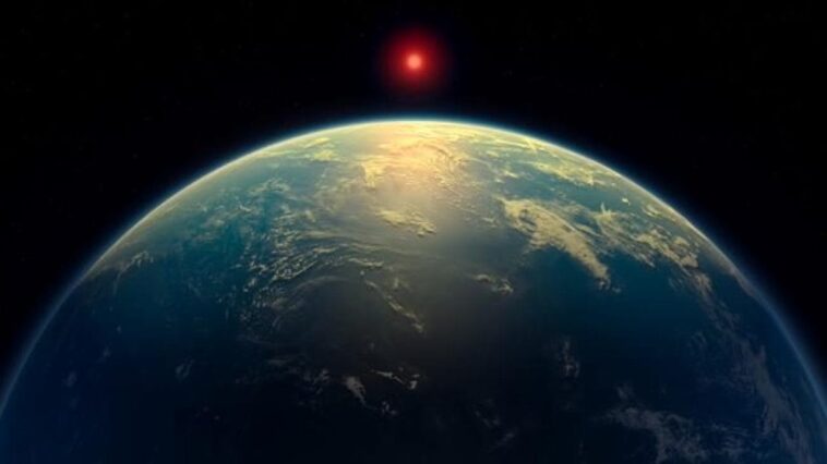 Les preuves les plus solides de vie extraterrestre découvertes sur une planète à 124 années-lumière : une découverte révolutionnaire 1 Illustration de l'exoplanète K2-18b. Crédit: A. Smith, N. Madhusudhan (Université de Cambridge)