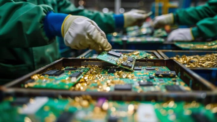 Sais-tu d'où provient l'or que l'on trouve sur notre planète ? 4 Or extrait de déchets électroniques