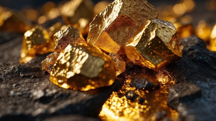 Sais-tu d'où provient l'or que l'on trouve sur notre planète ? 2 Illustration d'or brut