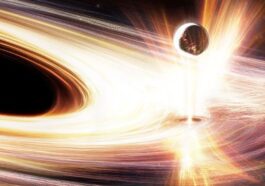 Illustrazione del disco di accrescimento di un buco nero che interagisce con un altro oggetto, generando esplosioni di raggi X / Credit: ESA