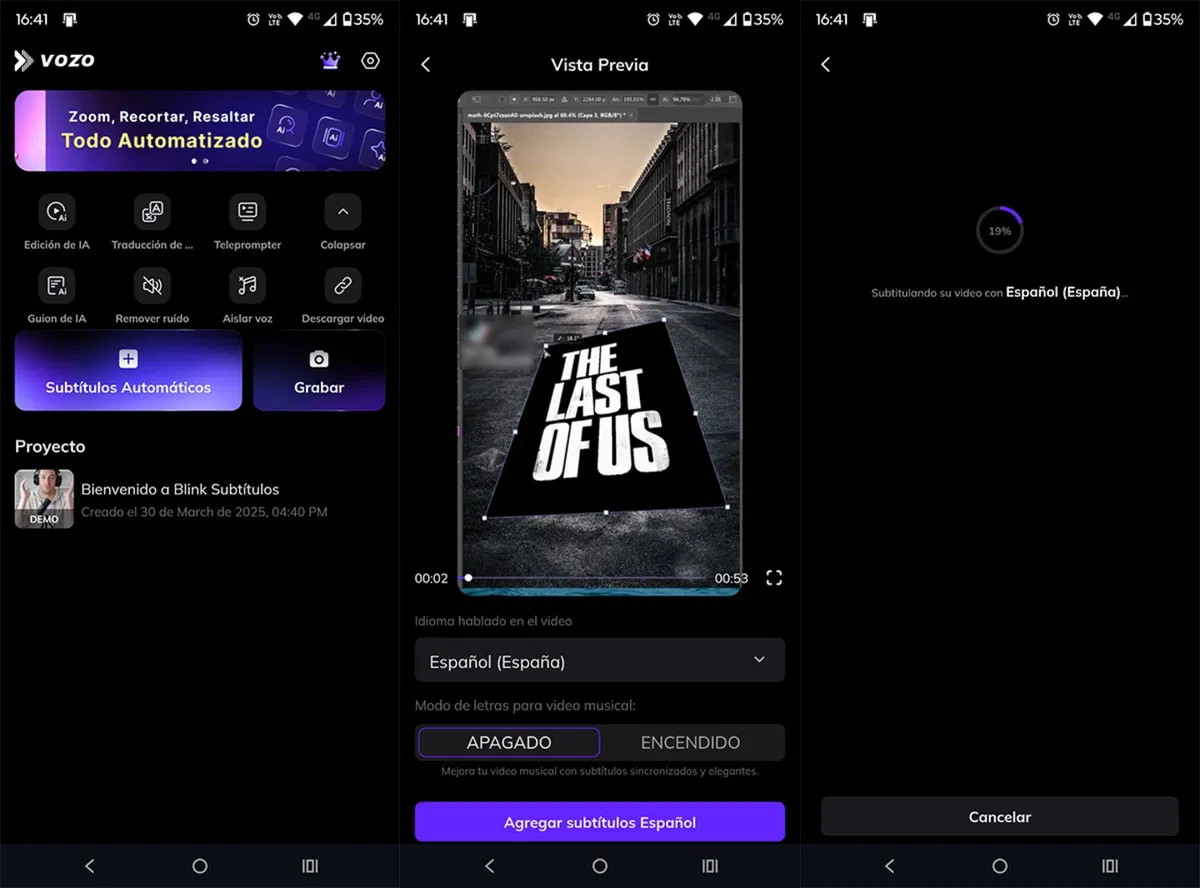 Comment ajouter des sous-titres automatiques à une vidéo depuis votre mobile 6 Blink Captions By Vozo Ajouter Des Sous Titres Automatiquement