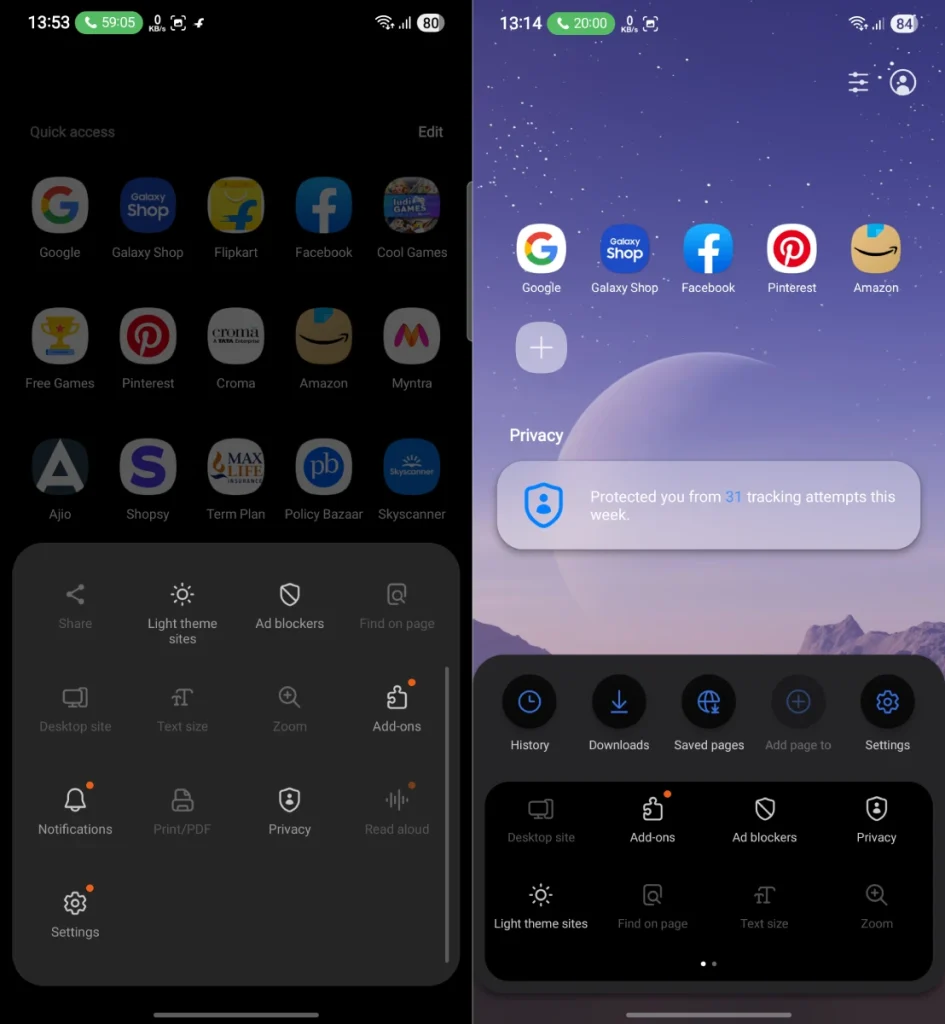Comment obtenir dès maintenant l'interface repensée de Samsung Internet avec One UI 8 10 One UI 8 Samsung Internet Redesigned UI