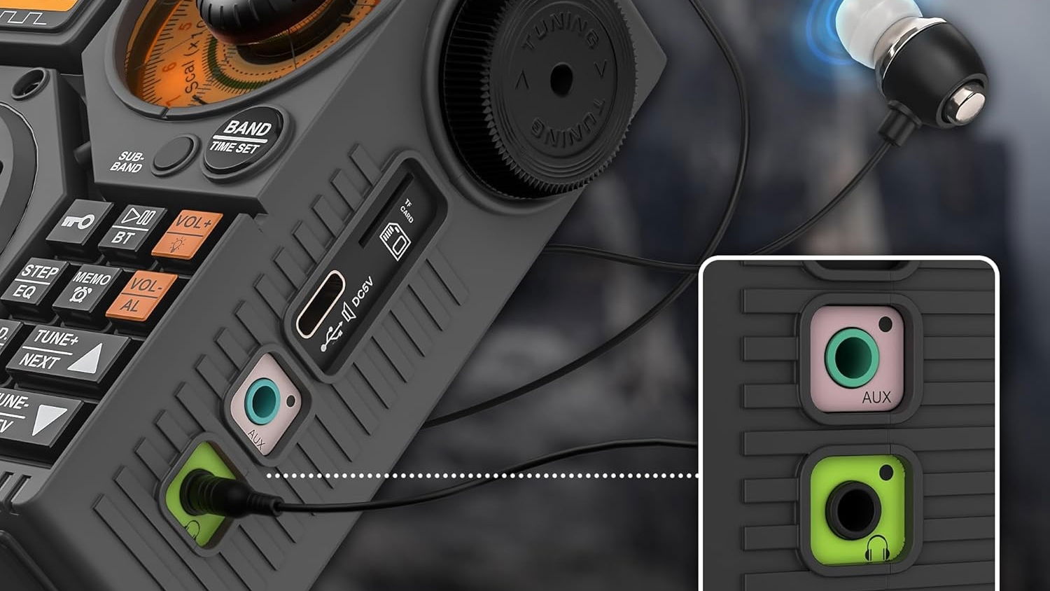 Coupures de courant : cette radio, votre meilleure alliée pour les urgences 4 Écouteurs Raddy RF320