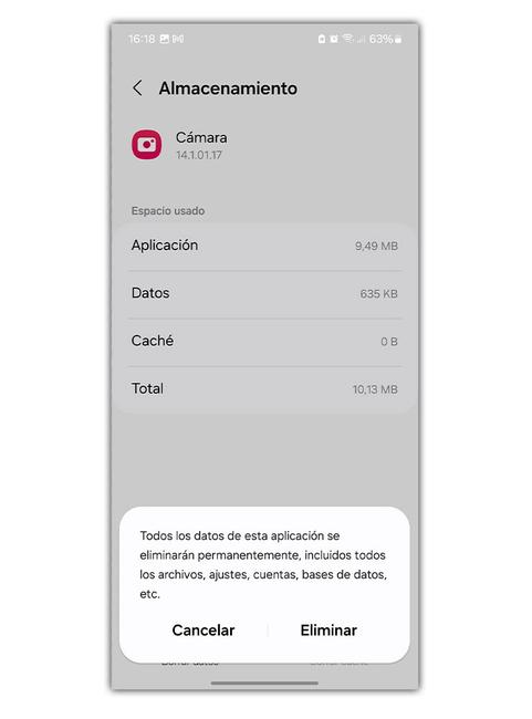 Solutions aux problèmes de caméra sur les mobiles Samsung 5 informations application samsung effacer cache