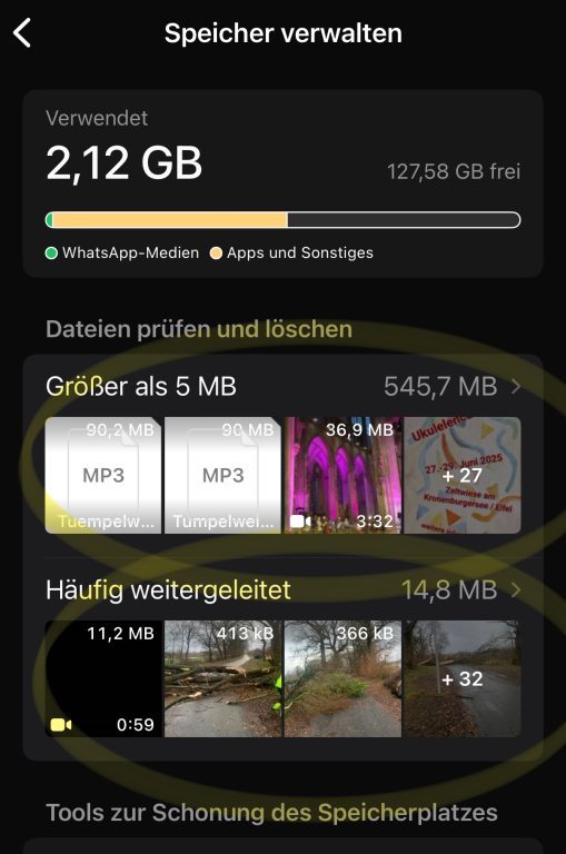WhatsApp encombre ton iCloud ? Voici comment faire le ménage 8 IMG 4678