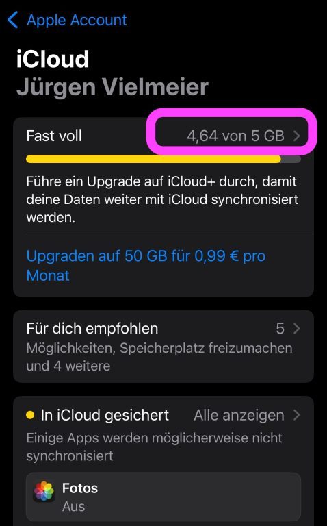 WhatsApp encombre ton iCloud ? Voici comment faire le ménage 3 Screenshot
