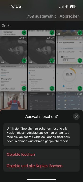 WhatsApp encombre ton iCloud ? Voici comment faire le ménage 10 IMG 4682