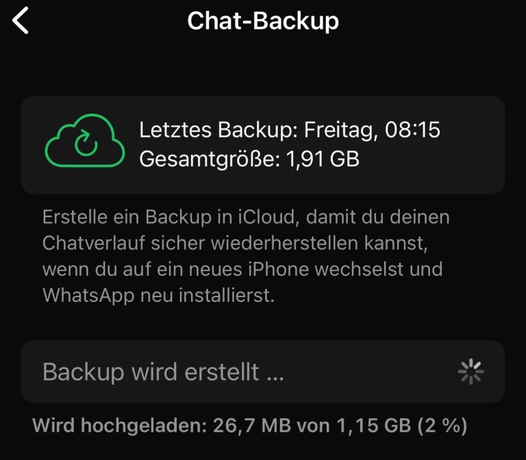 WhatsApp encombre ton iCloud ? Voici comment faire le ménage 12 IMG 4686