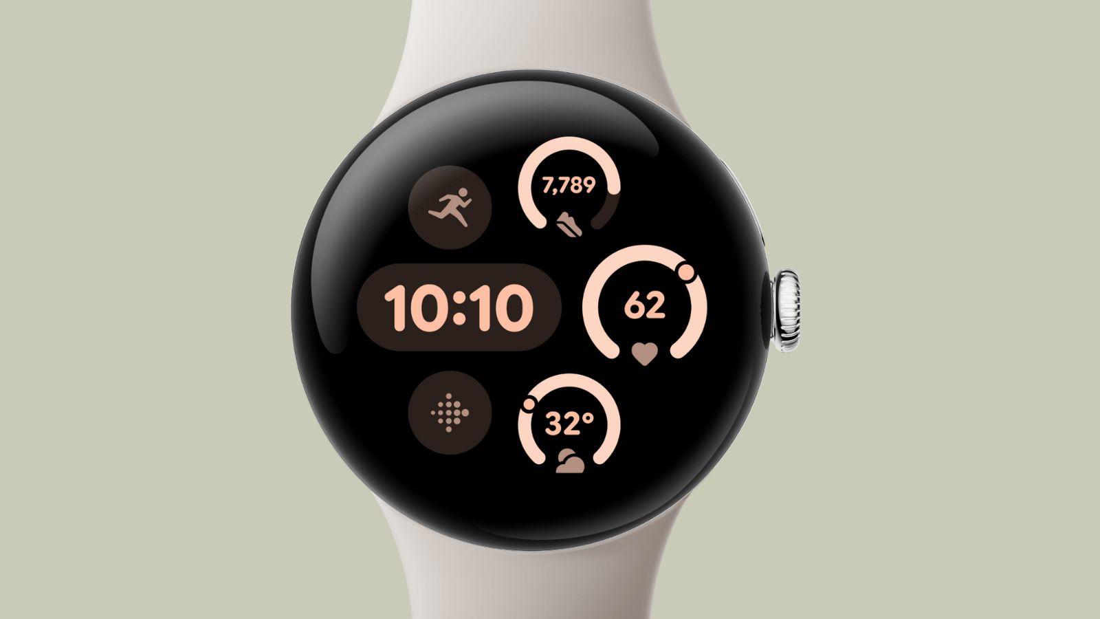 Les meilleurs smartwatches de 2025 pour ceux qui veulent tout 4 Google Pixel Watch 3 sur fond gris