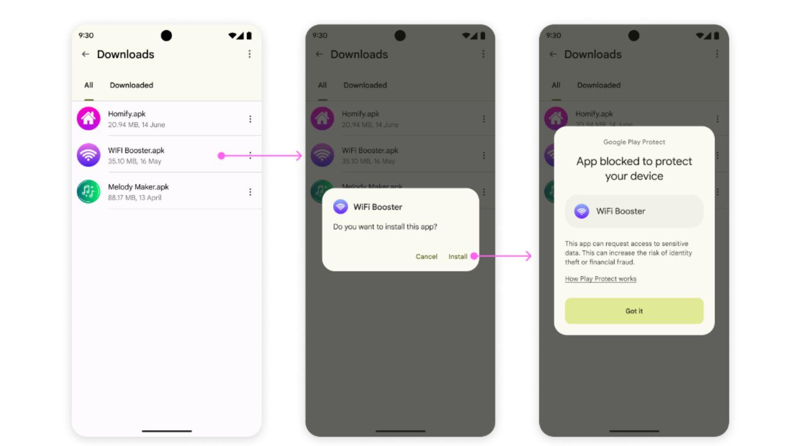 Le problème le plus insupportable d'Android : Cette application a été développée pour une version antérieure 3 erreur concernant l'application Play Protect