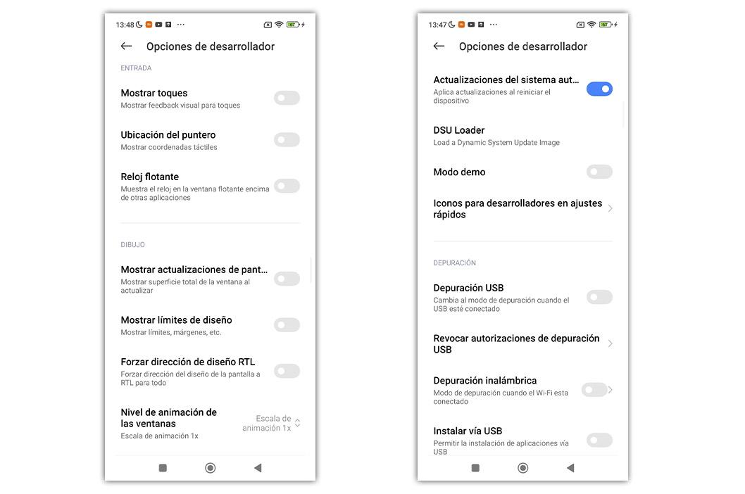 Dix secondes suffisent pour faire fonctionner votre Redmi 14C deux fois plus vite 3 Options de développement Xiaomi