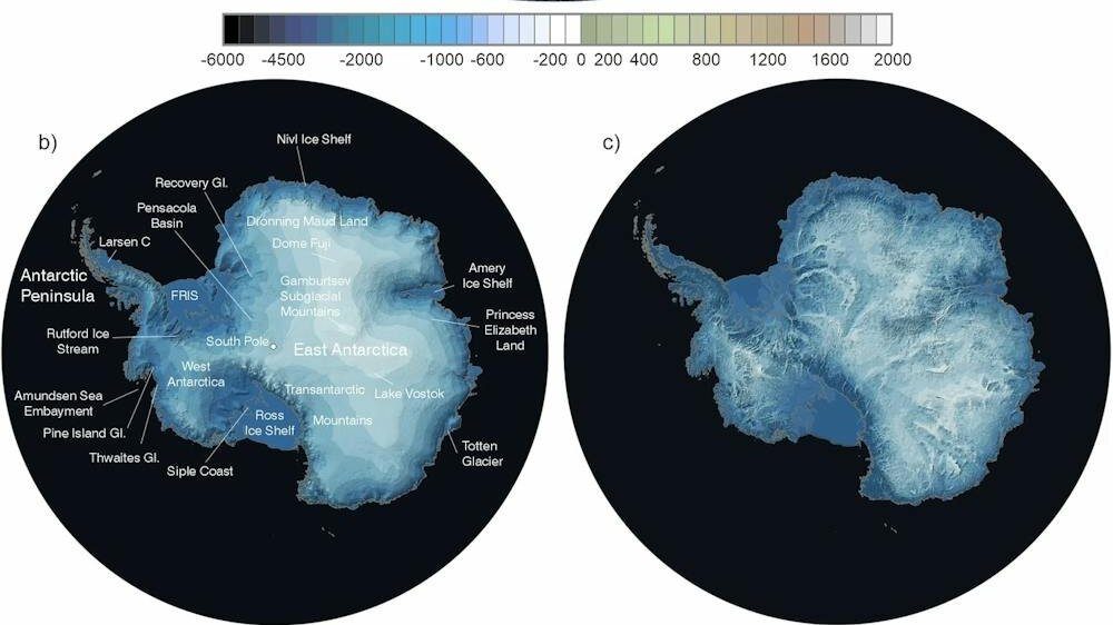 Une immense chaîne de montagnes semblable aux Alpes cachée sous la glace de l'Antarctique 4 Image
