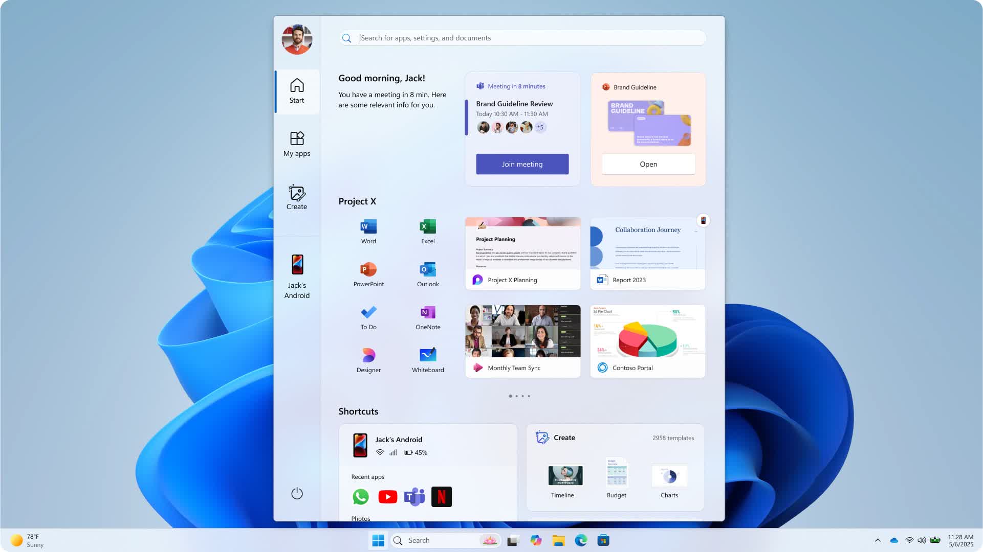 Microsoft dévoile un nouveau menu Démarrer "centré sur l'humain" pour Windows 11 5 1747237881 641 Microsoft devoile un nouveau menu Demarrer centre sur lhumain pour