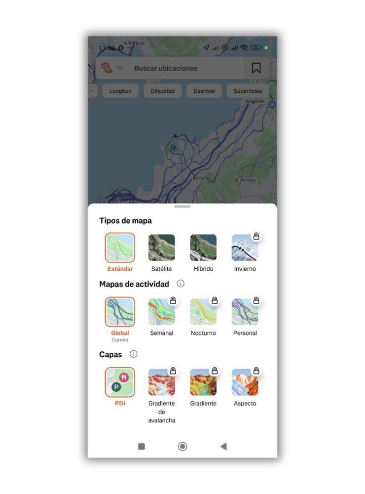 Strava : 4 fonctionnalités que vous ne connaissiez pas 7 tipos mapa nocturno strava