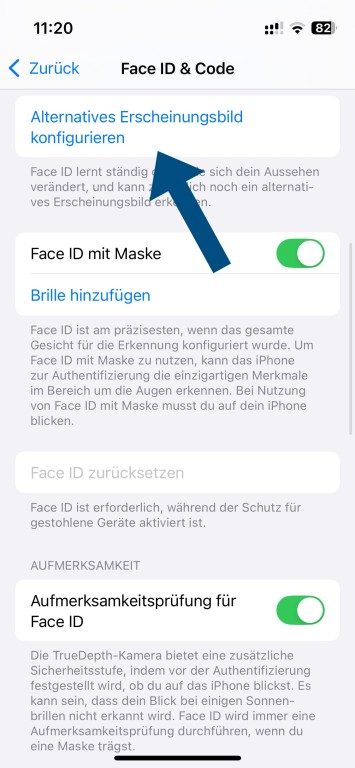 Important ! Découvrez comment utiliser Face ID avec des lunettes de soleil 3 Apparence alternative Face ID