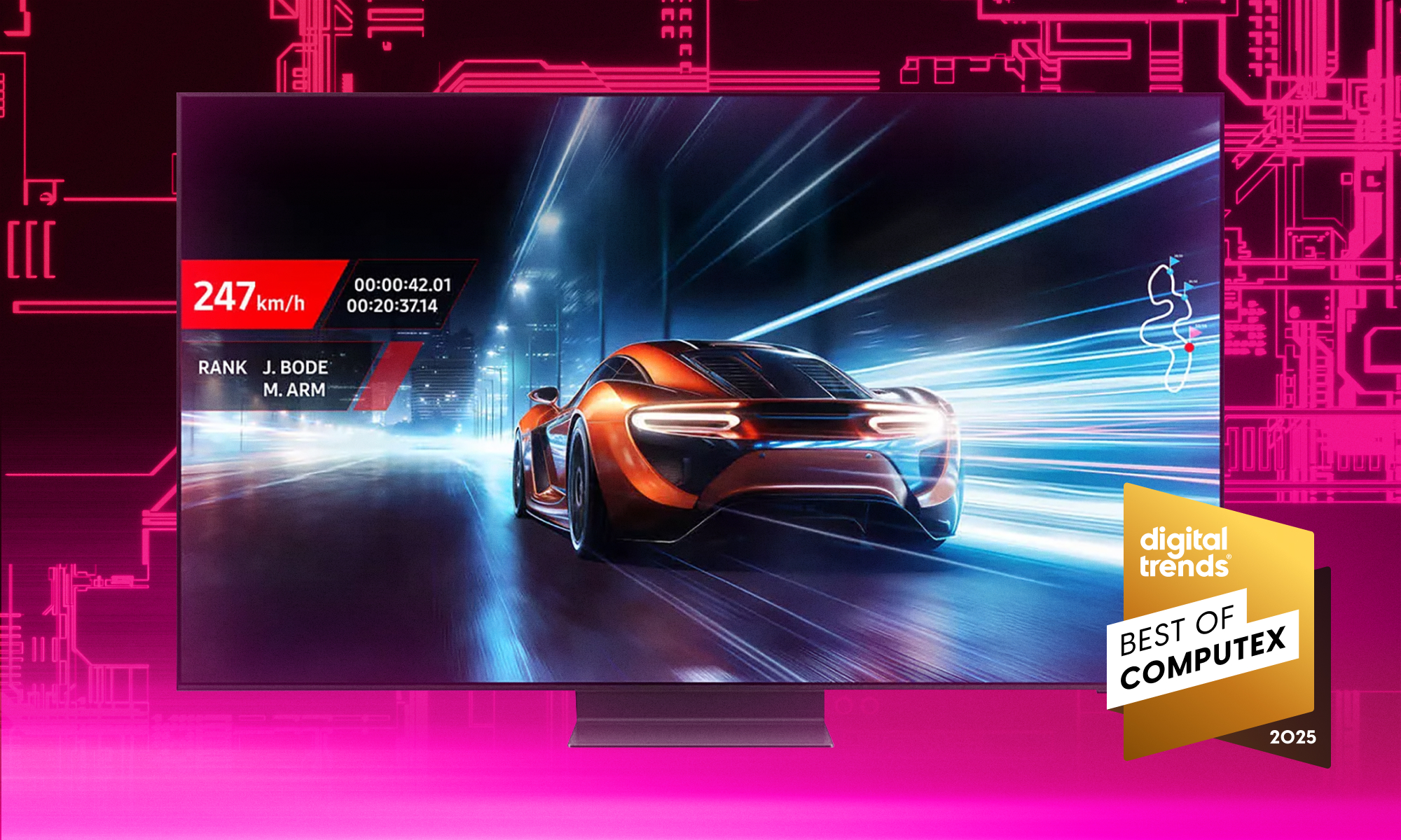 Meilleur Produits du Computex 2025 : La technologie qui nous a le plus impressionnés 7 Meilleur de Computex 2025 Samsung OLEDs avec Nvidia G Sync