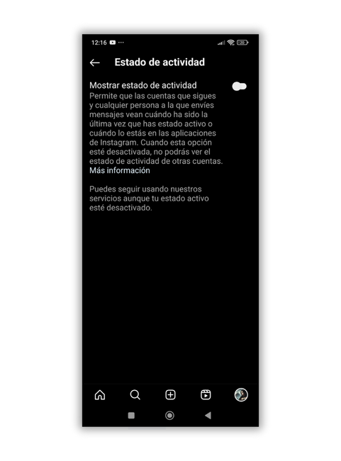 Les meilleurs espions connaissent ce truc pour savoir si quelqu'un est connecté sur Instagram 3 Paramètres et activité Instagram État d'Activité