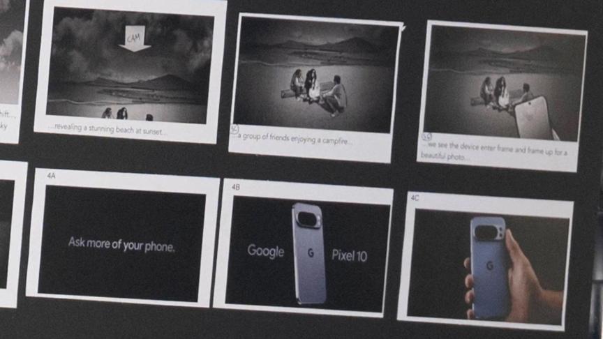 Pixel 10 Google smartphone couleurs images
