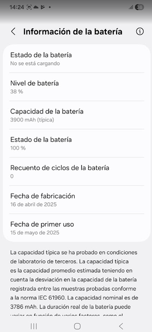 Trucs pour économiser la batterie après de nombreuses années avec des mobiles Samsung Galaxy 3 info bateria samsung