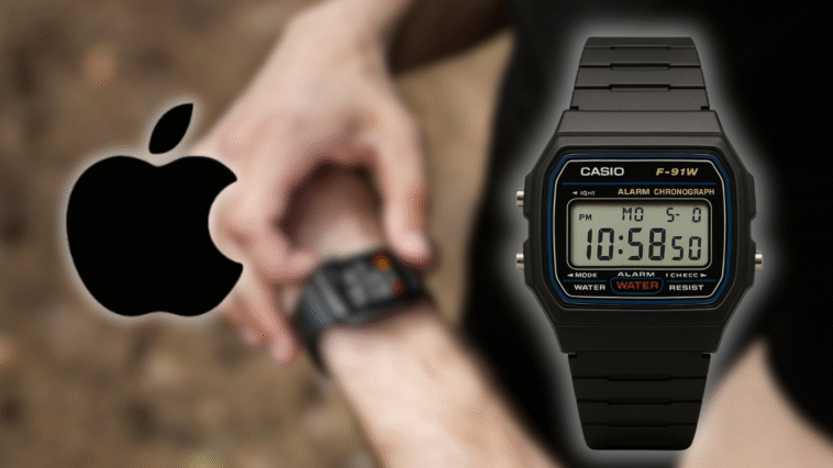Le secret pour donner à votre Apple Watch le style vintage d'un Casio 1 Le secret pour donner à votre Apple Watch le style vintage d'un Casio