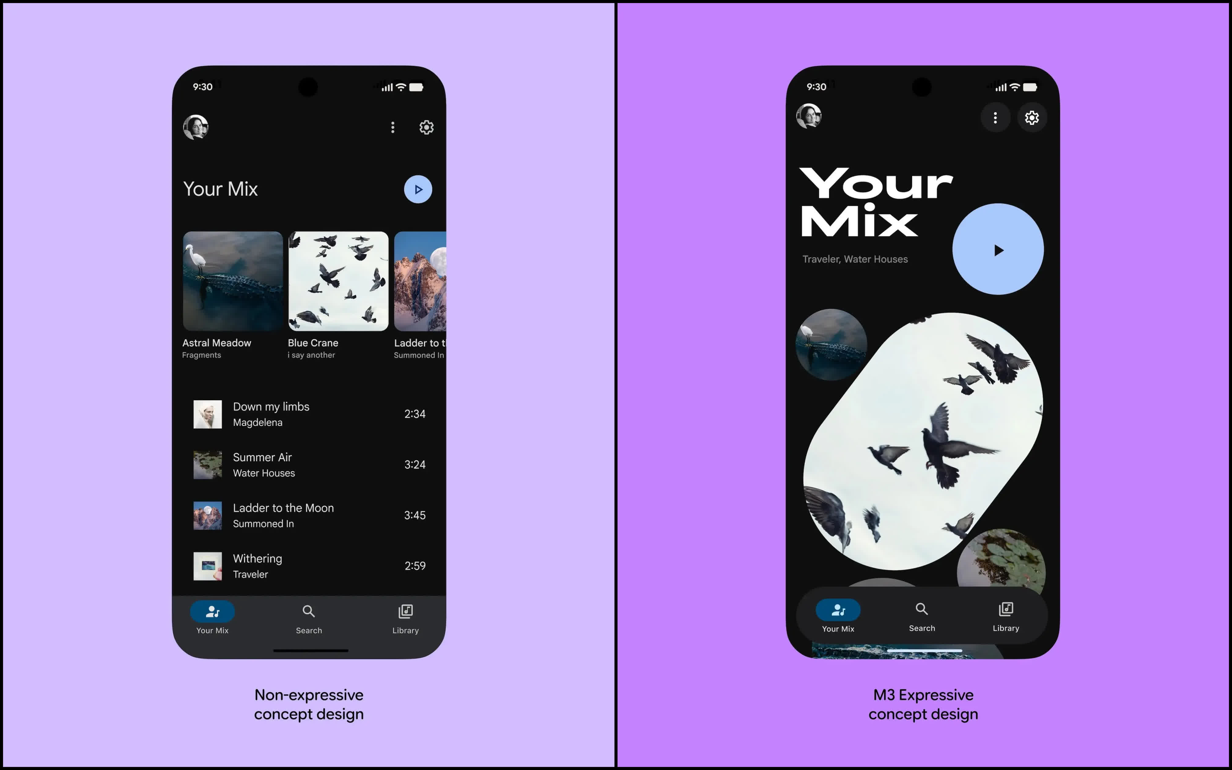 Android adopte un nouveau design avec Material 3 de Google : plus d'expressivité ! 2 Android adopte un nouveau design avec Material 3 de Google