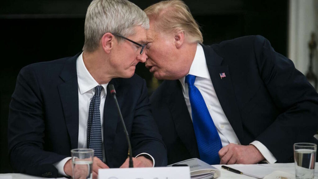 Donald Trump demande à Tim Cook d'arrêter la fabrication de l'iPhone en Inde 2 Donald Trump iPhone Apple Tim Cook Inde