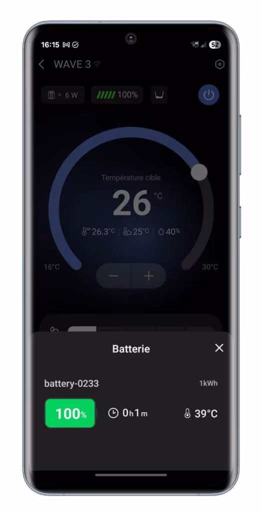 EcoFlow WAVE 3 en TEST: La nouvelle version du climatiseur portable pour nomade 43 Ecoflow Wave 3 Test Review Climatiseur Portable App Application Mobile Netcost (16) Portrait