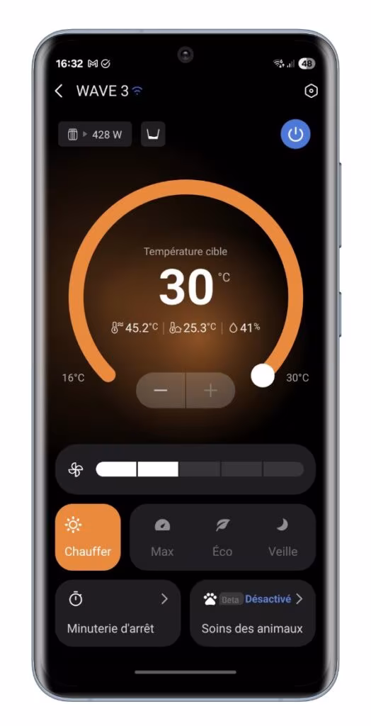 EcoFlow WAVE 3 en TEST: La nouvelle version du climatiseur portable pour nomade 35 Ecoflow Wave 3 Test Review Climatiseur Portable App Application Mobile Netcost (17) Portrait