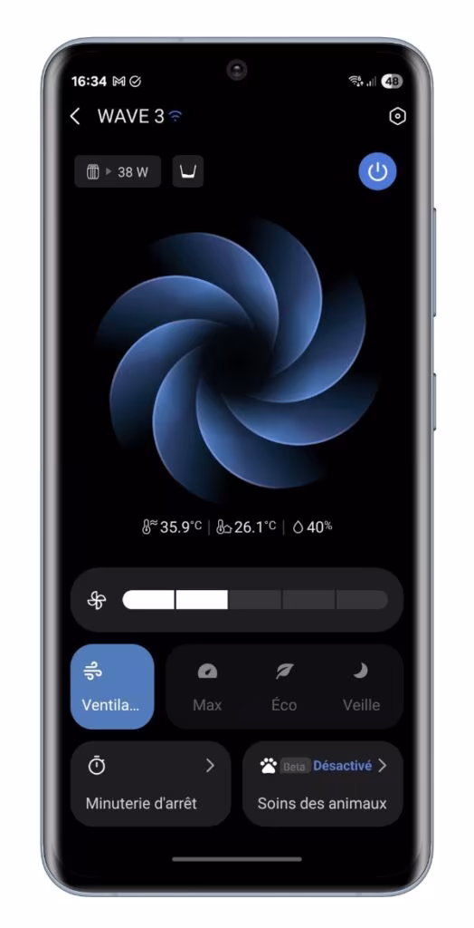 EcoFlow WAVE 3 en TEST: La nouvelle version du climatiseur portable pour nomade 36 Ecoflow Wave 3 Test Review Climatiseur Portable App Application Mobile Netcost (19) Portrait