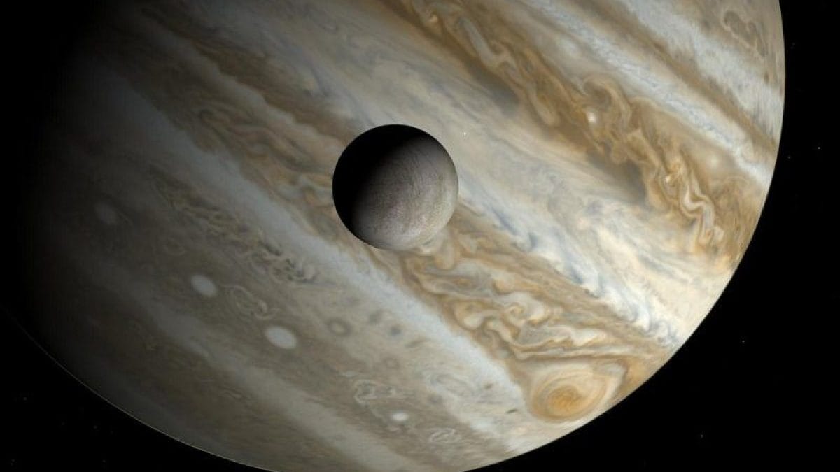 Jupiter était bien plus gigantesque dans son enfance : la révélation des scientifiques 73 Jupiter et la lune Europa. Crédit : NASA / JPL-Caltech