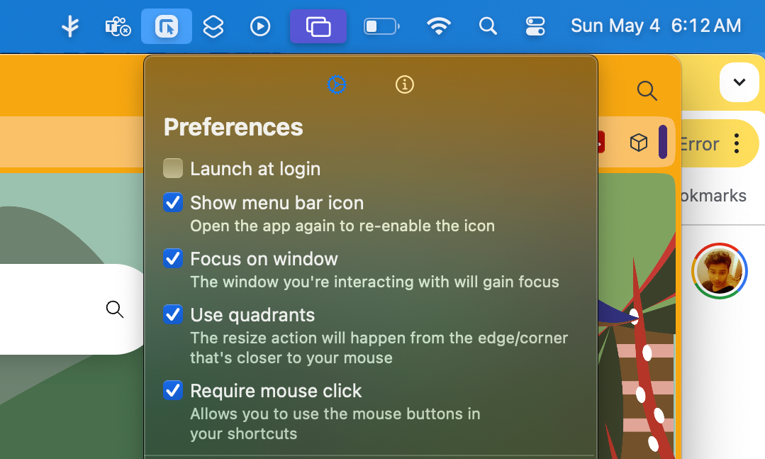 La gestion des fenêtres sur macOS me frustre. Cette application gratuite était la solution qu'il me fallait 2 Contrôles principaux de l'application Swift Shift sur Mac.