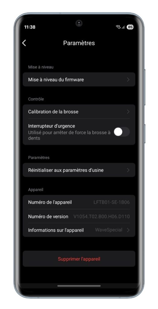 Laifen Wave Special en TEST: La brosse à dent électrique pour les dents sensibles 30 Laifen Wave Special Test Review Brosse A Dent Electrique App (4)