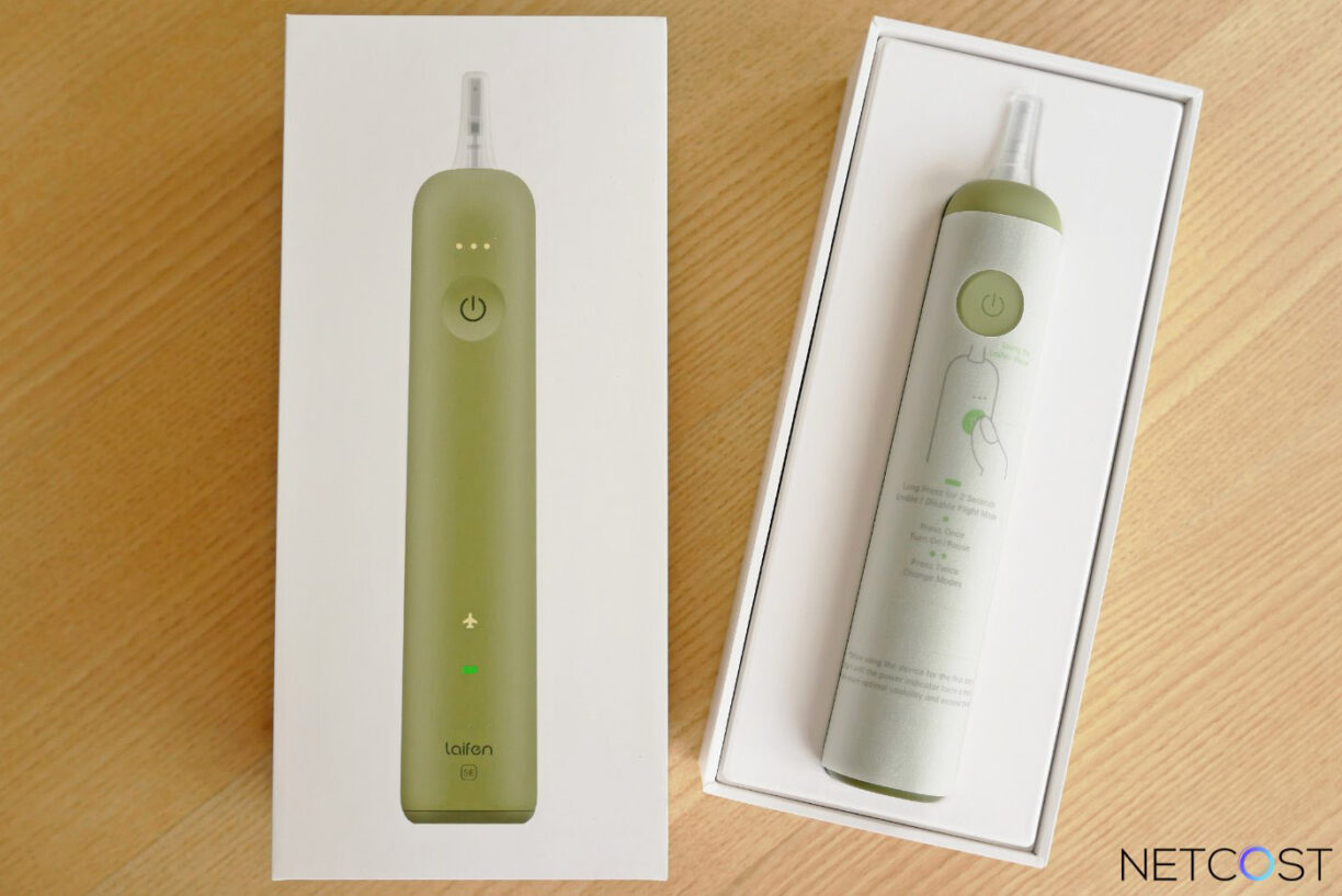 Laifen Wave Special en TEST: La brosse à dent électrique pour les dents sensibles 9 Laifen Wave Special Test Review Brosse A Dent Electrique Boite
