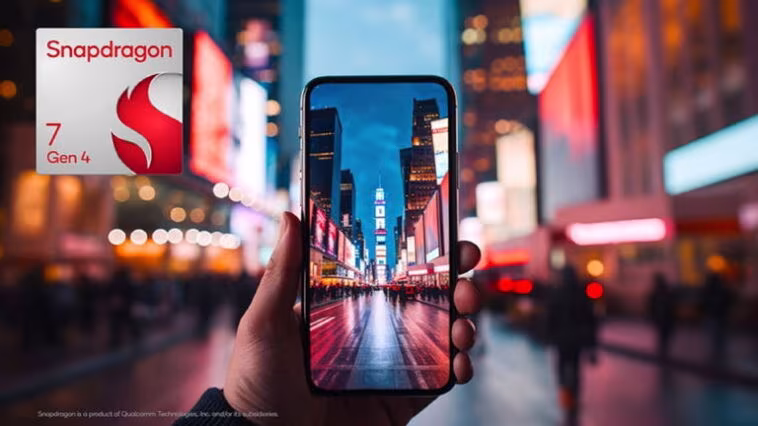 Le nouveau Qualcomm Snapdragon 7 Gen 4 : le processeur incontournable pour votre smartphone milieu de gamme ! 1 Le nouveau Qualcomm Snapdragon 7 Gen 4 est le processeur que vous voudrez dans votre mobile de gamme moyenne cette année