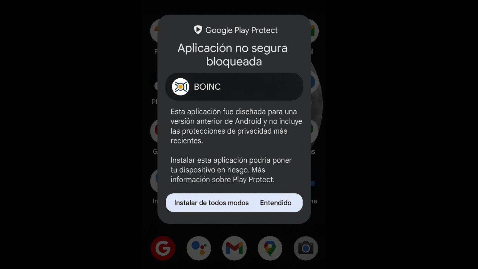 Le problème le plus insupportable d'Android : Cette application a été