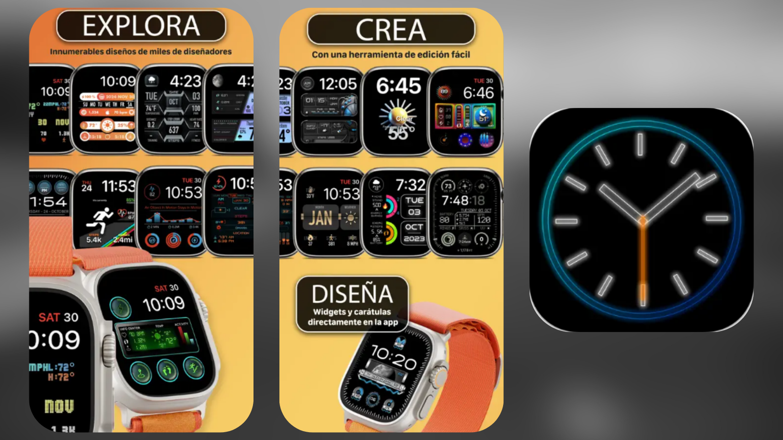 Clockology app reloj iPhone